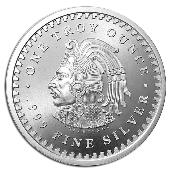1 oz American Aztec Calendar Silver Round Coin (BU, Types Vary)
