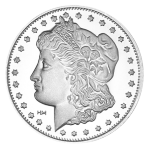 1 oz Morgan Dollar Silver Round Coin (BU, Types Vary)