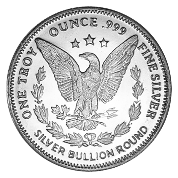 1 oz Morgan Dollar Silver Round Coin (BU, Types Vary)
