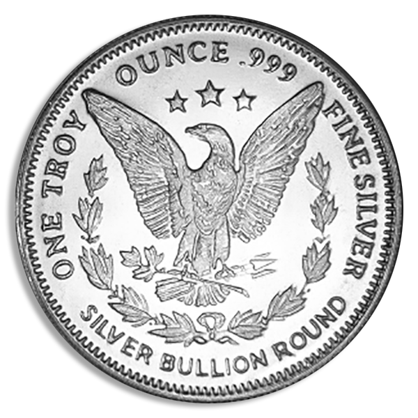 1 oz Morgan Dollar Silver Round Coin (BU, Types Vary)