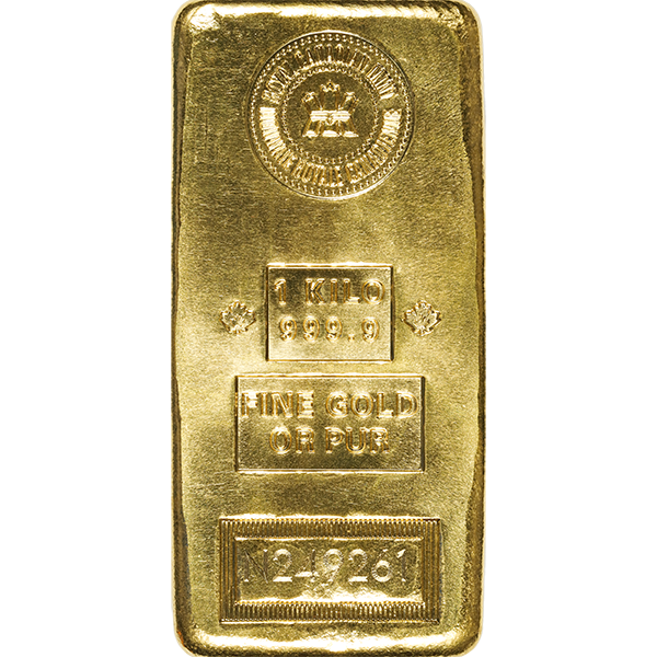1 Kilo Gold Bar Royal Candian Mint (Types Vary) 1 Kilo Gold Bar Royal Candian Mint (Types Vary)