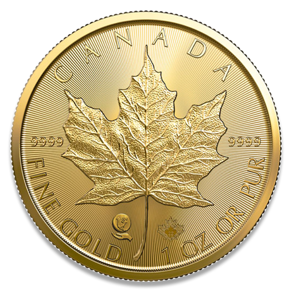 1 oz. Canadian Gold Maple Leaf - Single Source (BU)