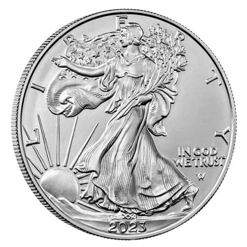 2023 1 oz.  Silver American Eagle (BU)