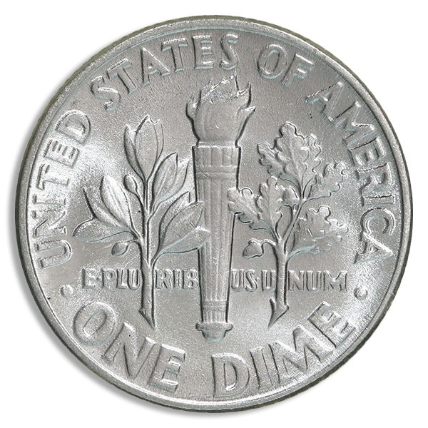 90% Silver Roosevelt Dimes - $1.00 Face Value 90% Silver Roosevelt Dimes - $1.00 Face Value