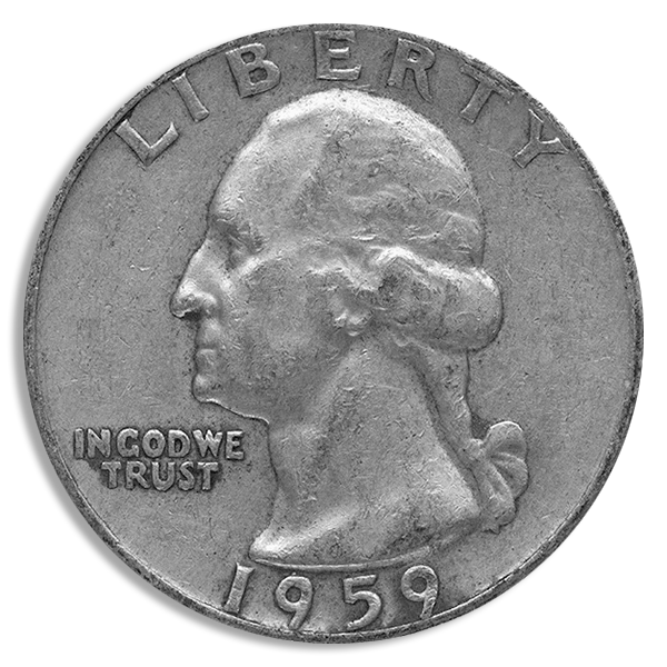 90% Silver Washington Quarters - $1.00 Face Value 90% Silver Washington Quarters - $1.00 Face Value