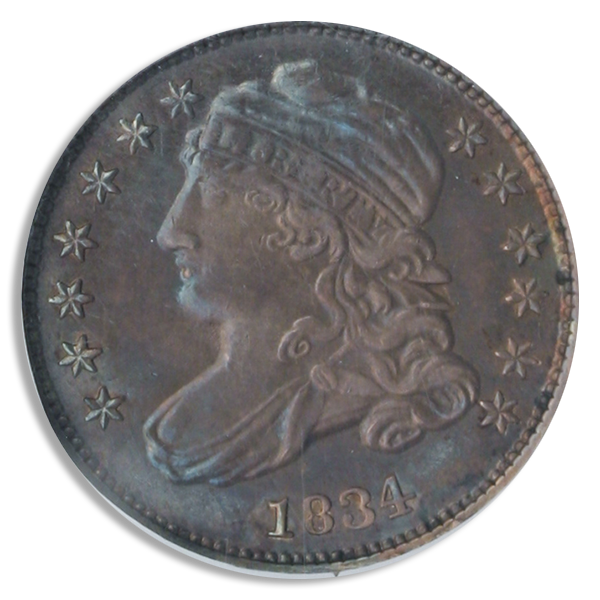 1834 Capped Bust Dime NGC MS64 CAC 1834 Capped Bust Dime NGC MS64 CAC