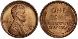1909-S VDB Lincoln Cent obv and rev
