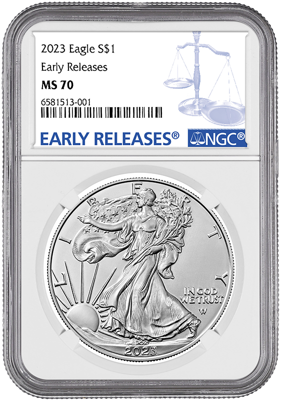 2023 1 oz Silver Eagle NGC Early Releases 2023 1 oz Silver Eagle NGC Early Releases