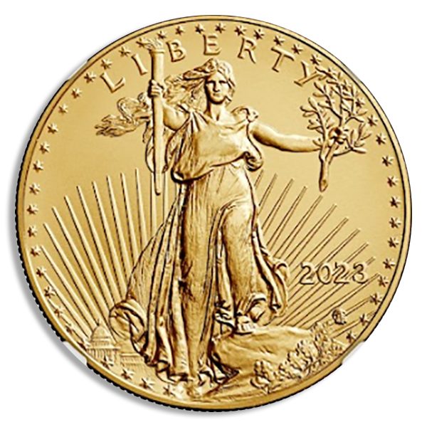2023 1 oz Gold American Eagle NGC MS70 Early Releases