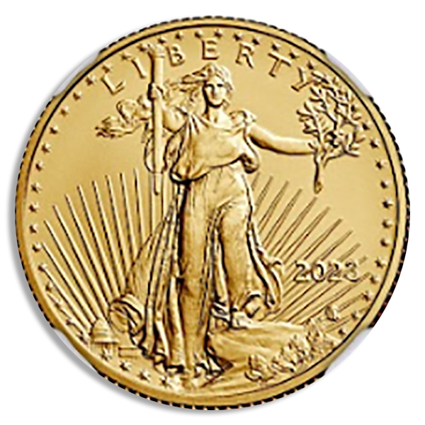 2023 1/4 oz Gold American Eagle NGC MS70 Early Releases