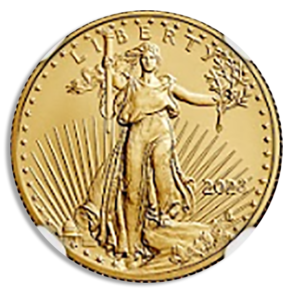 2023 1/10 oz Gold American Eagle NGC MS70 Early Releases