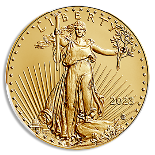 2023 1 oz Gold American Eagle PCGS MS70 First Strike 2023 1 oz Gold American Eagle PCGS MS70 First Strike