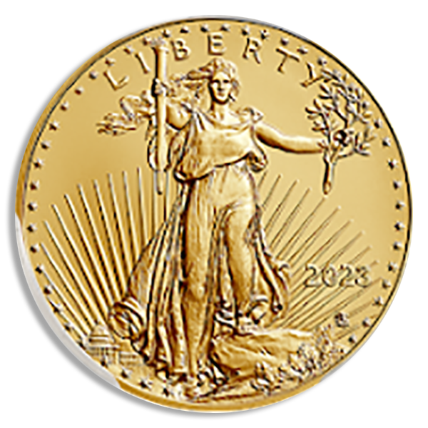 2023 1/4 oz Gold American Eagle PCGS MS70 First Strike