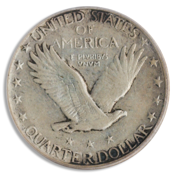 1918/7-S Standing Liberty Quarter PCGS AU50 CAC 1918/7-S Standing Liberty Quarter PCGS AU50 CAC