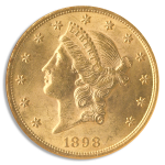 1898 $20 Liberty NGC MS62