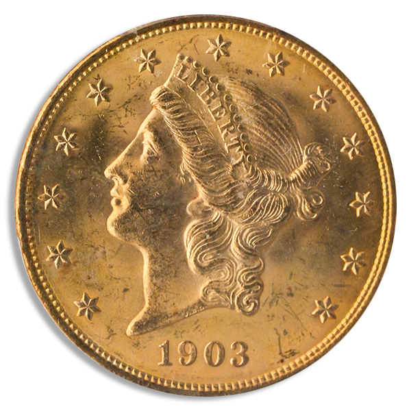 1903 $20 Liberty PCGS MS64 CAC + 1903 $20 Liberty PCGS MS64 CAC +