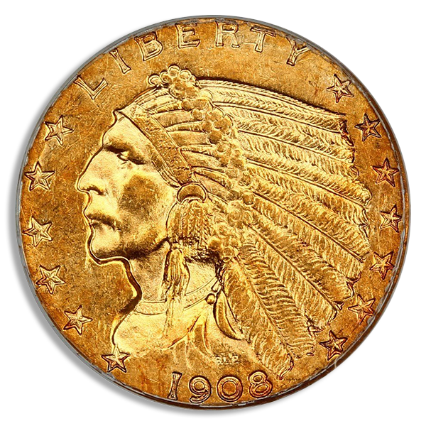 $2 1/2 Indian AU (Dates/Types Vary) $2 1/2 Indian AU (Dates/Types Vary)