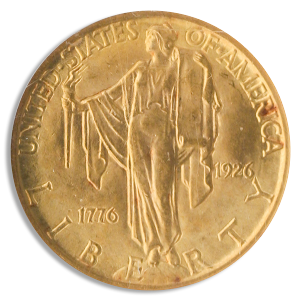 1926 $2 1/2 Sesquicentennial NGC MS65 CAC