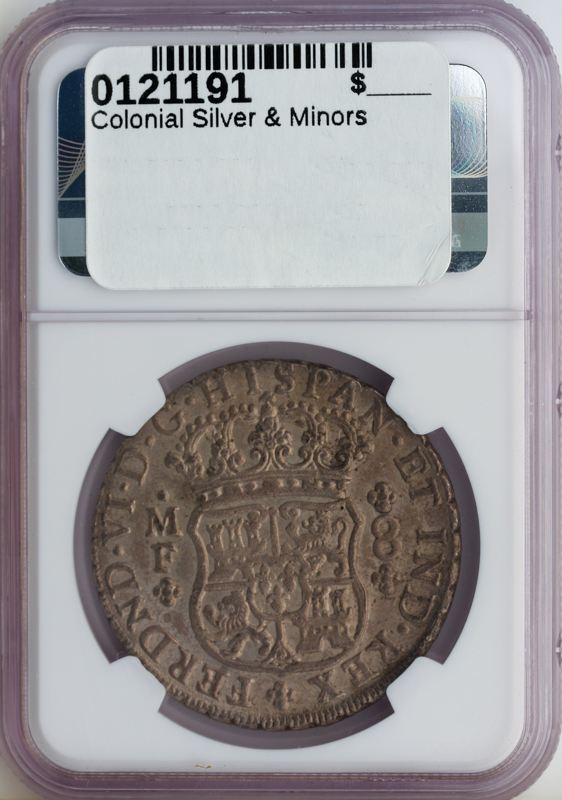 1751 8 Reales Mexico Pillar $1 NGC MS61 1751 8 Reales Mexico Pillar $1 NGC MS61