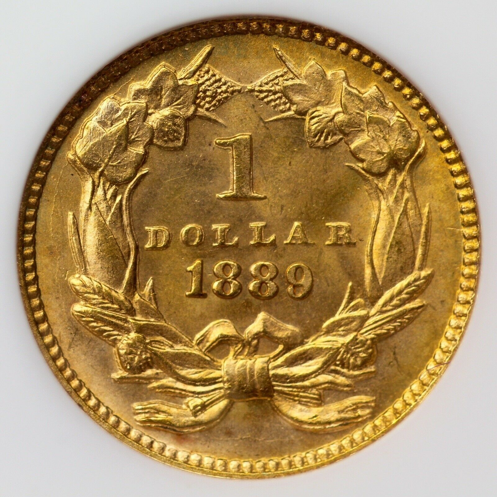 $1 Gold Type 3 MS65 CERTIFIED $1 Gold Type 3 MS65 CERTIFIED