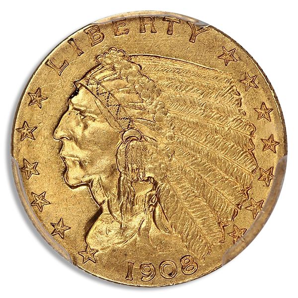 $2 1/2 Indian Certified MS61 (Dates/Types Vary) $2 1/2 Indian Certified MS61 (Dates/Types Vary)