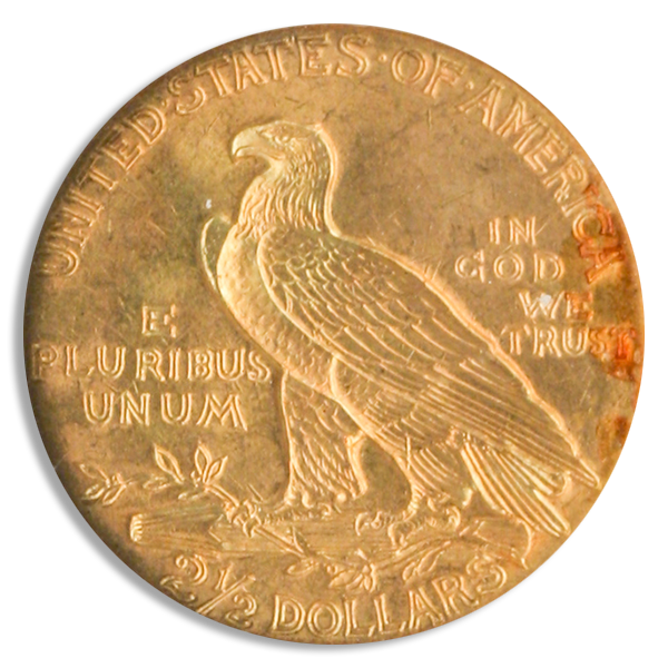 $2 1/2 Indian Certified MS64 (Dates/Types Vary)