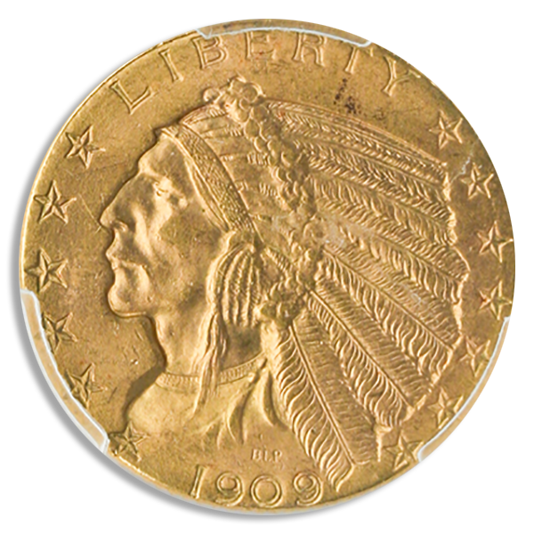 $5 Indian Certified MS61 (Dates/Types Vary)