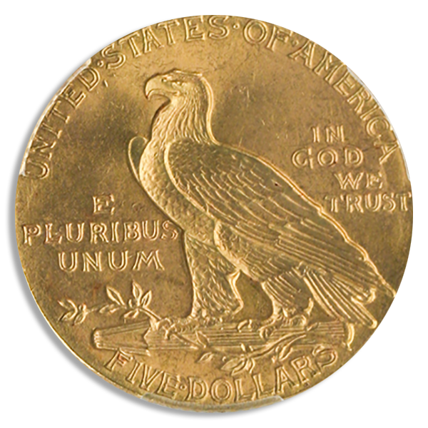$5 Indian Certified MS61 (Dates/Types Vary) $5 Indian Certified MS61 (Dates/Types Vary)