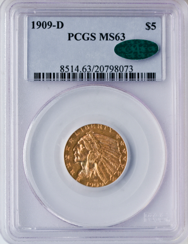 $5 Indian Certified MS63 CAC (Dates/Types Vary) $5 Indian Certified MS63 CAC (Dates/Types Vary)