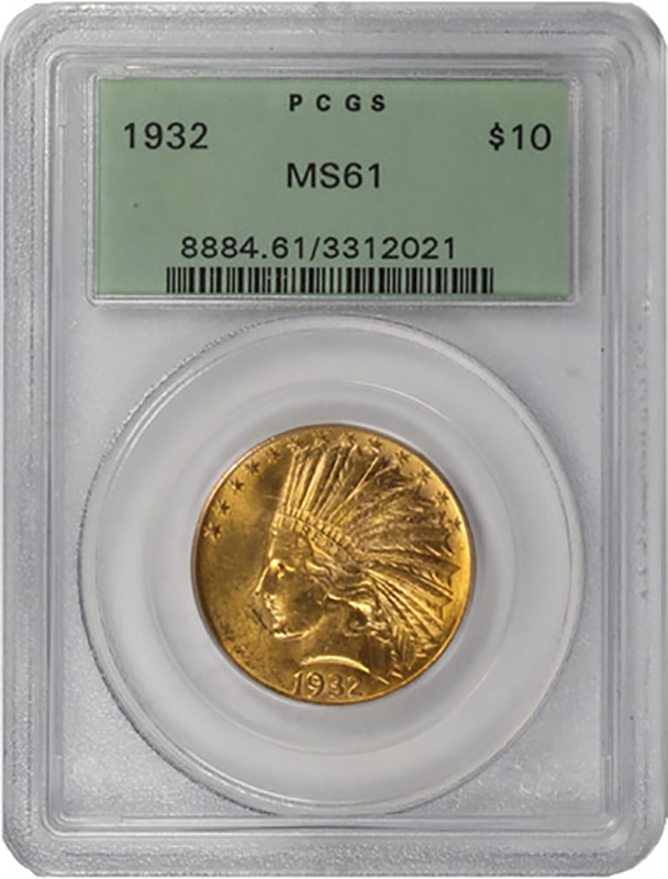 $10 Indian Certified MS61 (Dates/Types Vary) $10 Indian Certified MS61 (Dates/Types Vary)