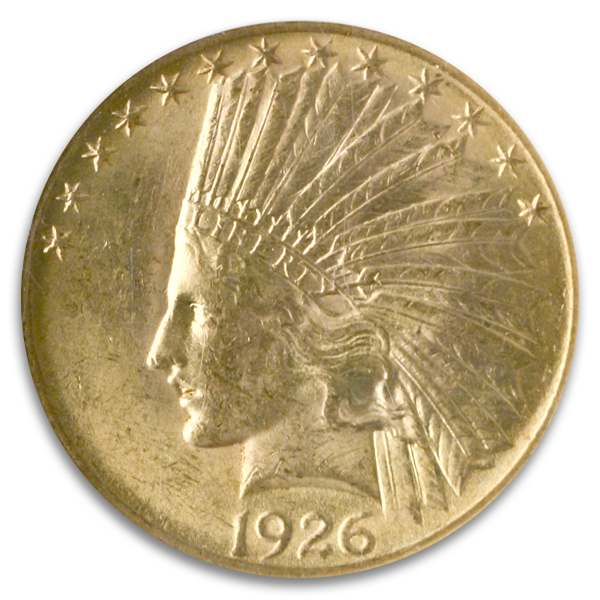 $10 Indian Certified MS62 (Dates/Types Vary) $10 Indian Certified MS62 (Dates/Types Vary)