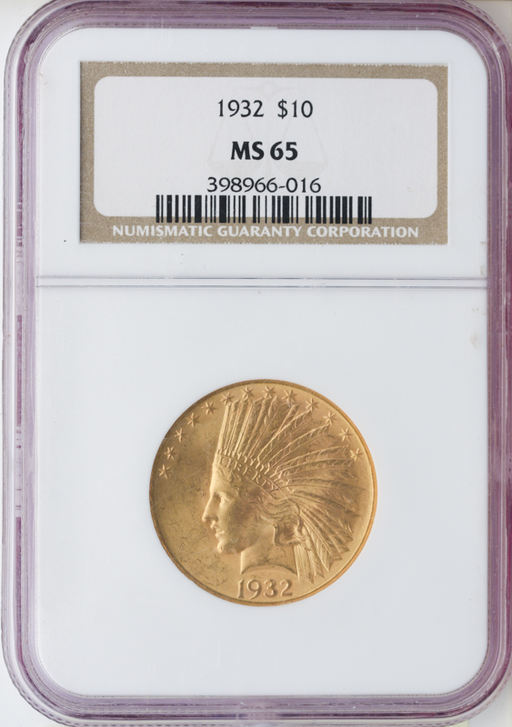 $10 Indian Certified MS65 (Dates/Types Vary) $10 Indian Certified MS65 (Dates/Types Vary)