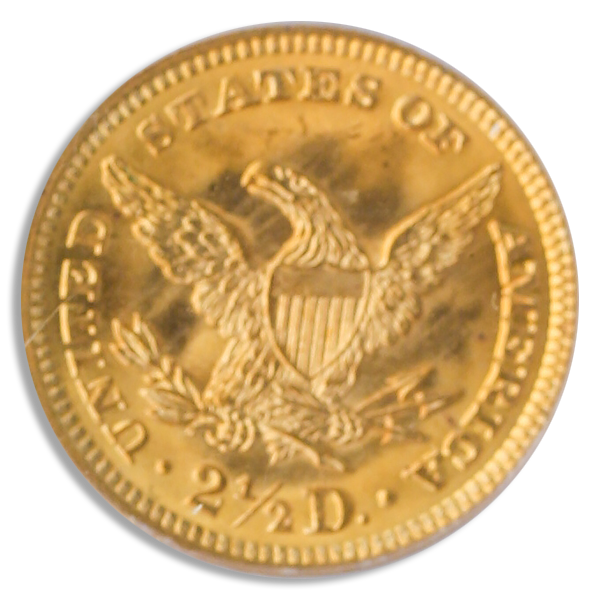 $2 1/2 Liberty Certified MS65 CAC $2 1/2 Liberty Certified MS65 CAC