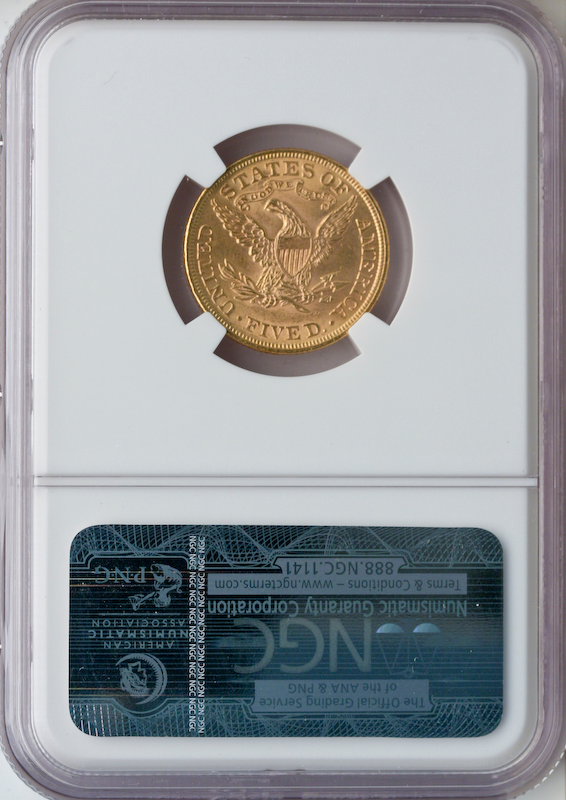 $5 Liberty Certified MS63 (Dates/Types Vary) $5 Liberty Certified MS63 (Dates/Types Vary)