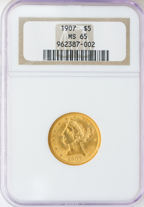 $5 Liberty Certified MS65 (Dates/Types Vary) $5 Liberty Certified MS65 (Dates/Types Vary)