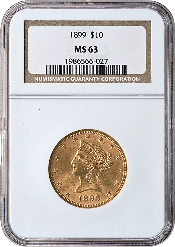 $10 Liberty Certified MS63 (Dates/Types Vary) $10 Liberty Certified MS63 (Dates/Types Vary)