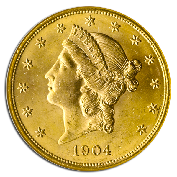 $20 Liberty Certified MS65 (Dates/Types Vary)