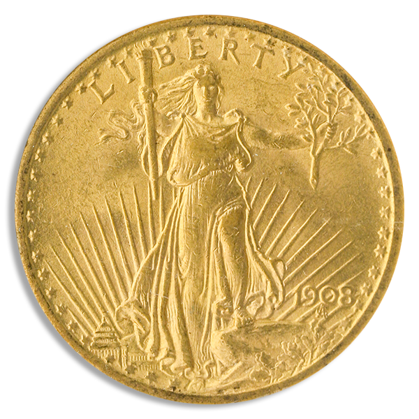$20 Saint Gaudens Certified MS61