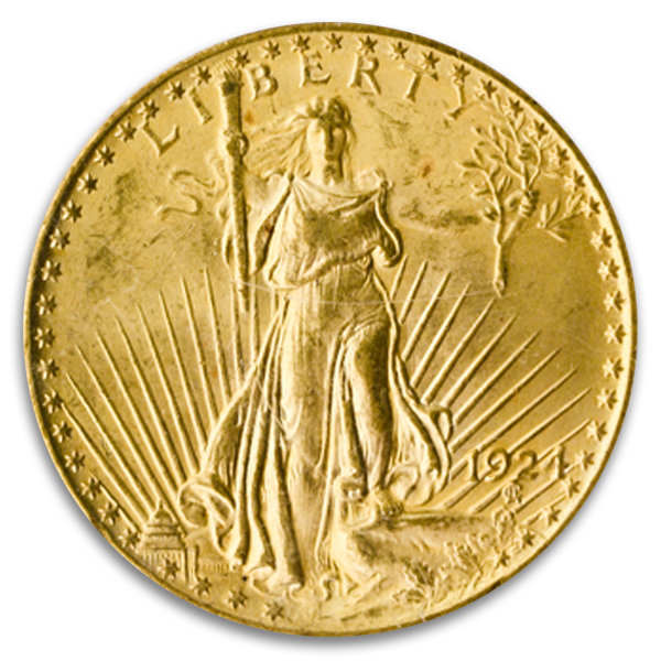 $20 Saint Gaudens Certified MS65 (Dates/Types Vary)