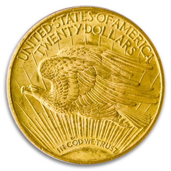 $20 Saint Gaudens Certified MS65 (Dates/Types Vary)