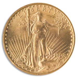 $20 Saint Gaudens Certified MS66 (Dates/Types Vary)