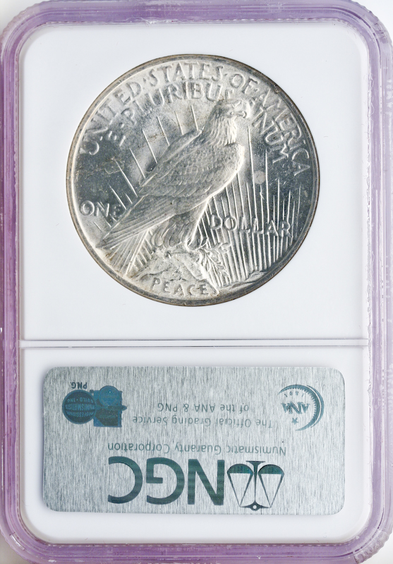 $1 Peace MS63 Certified (Dates/Types Vary) $1 Peace MS63 Certified (Dates/Types Vary)