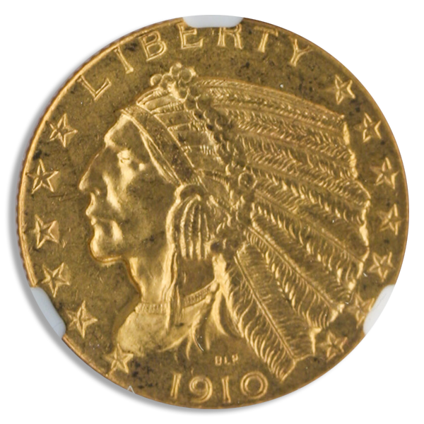 1910 $5 Indian NGC MS63 CAC