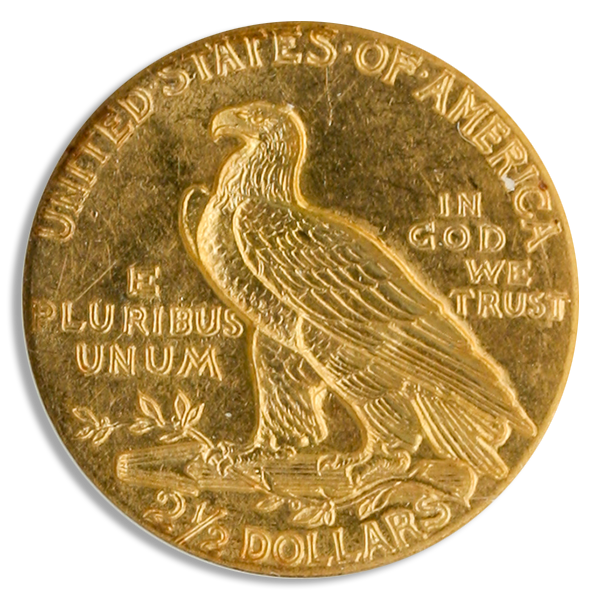 1911 $2 1/2 Indian NGC MS63