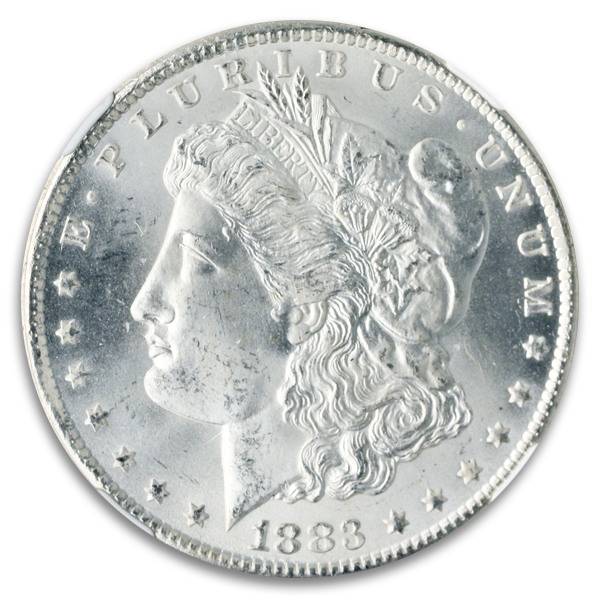1883-CC Morgan $1 NGC MS66  CAC