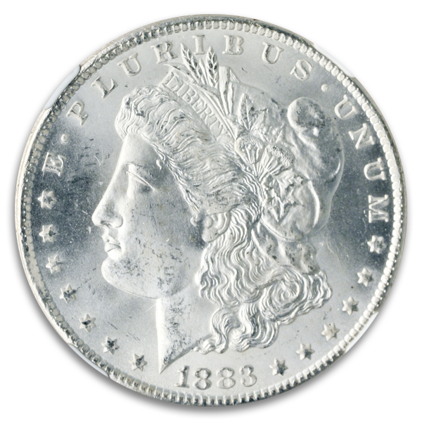 1883-CC Morgan $1 NGC MS66 CAC 1883-CC Morgan $1 NGC MS66 CAC