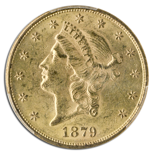 1879 $20 Liberty PCGS MS61