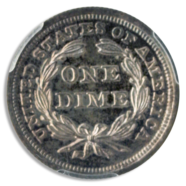 1844 Seated Liberty Dime PCGS PR64 CAC 1844 Seated Liberty Dime PCGS PR64 CAC