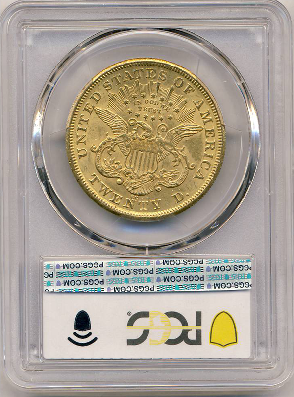 1875-CC $20 Liberty PCGS MS60