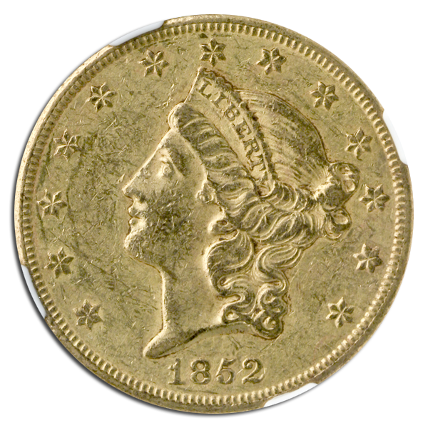 1852-O $20 Liberty NGC 1852-O $20 Liberty NGC